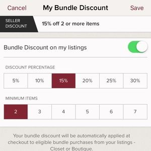 BUNDLE DISCOUNT